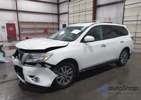 2016 Nissan Pathfinder Sl z USA, uszkodzony, nr VIN 5N1AR2MN9GC632141